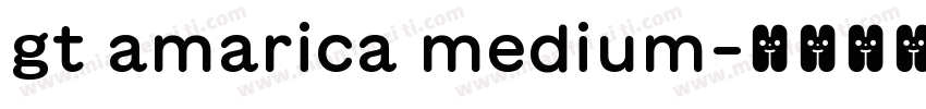 gt amarica medium字体转换